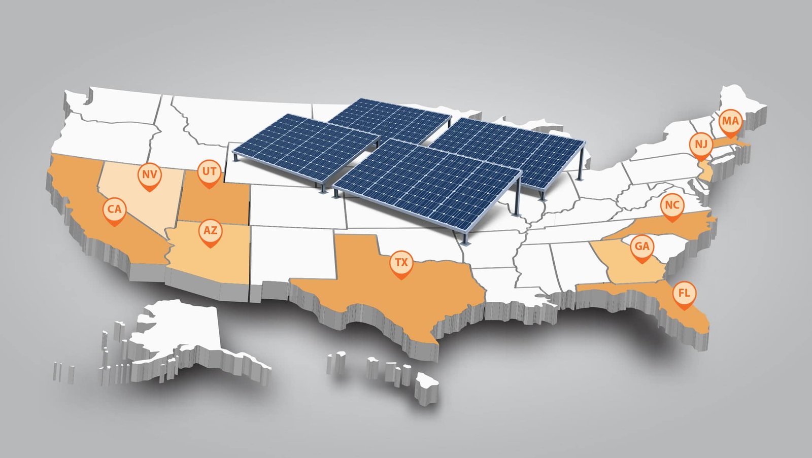 Solar-States-Of-The-USA