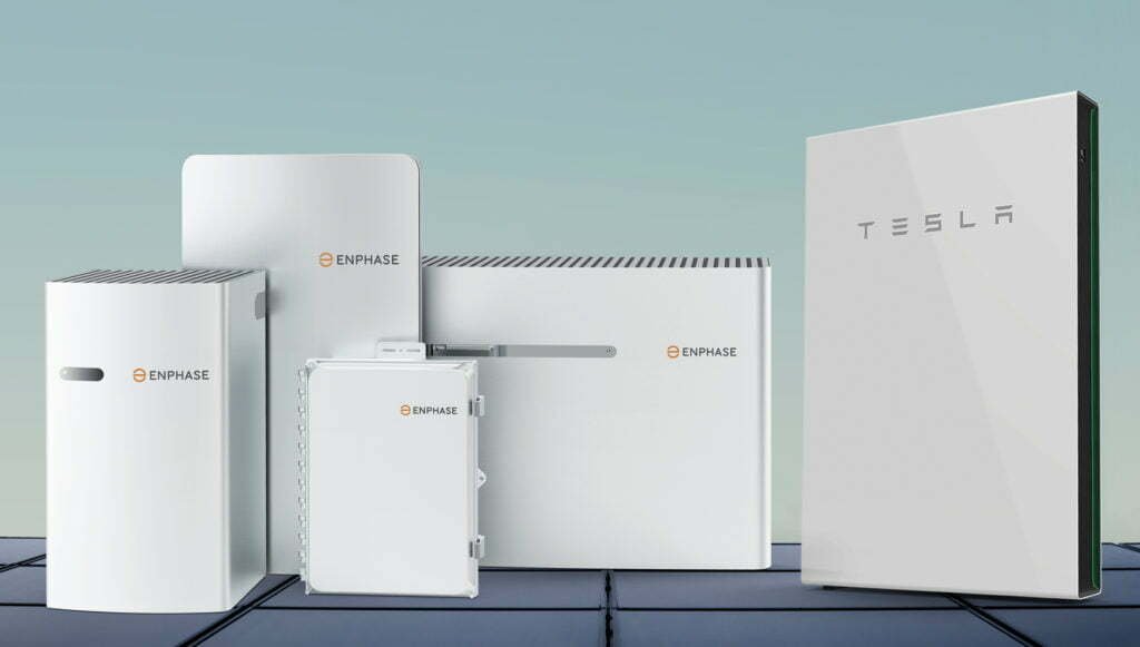 Tesla-And-Enphase-Poqerwalls