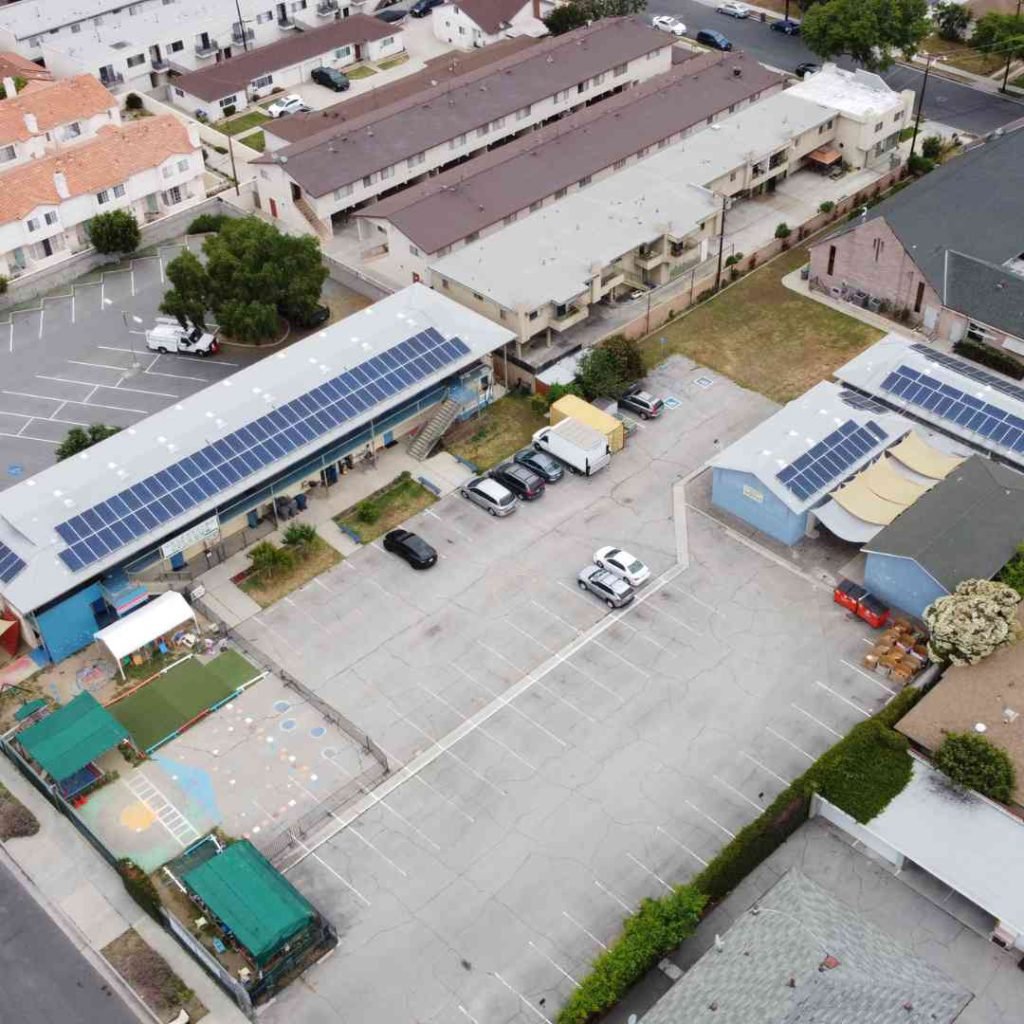 LASG non-profit installation on education building