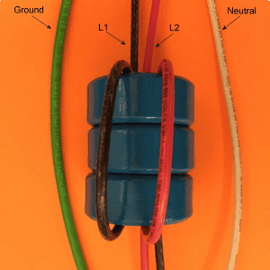 Enphase noise filter/ ferritering installation